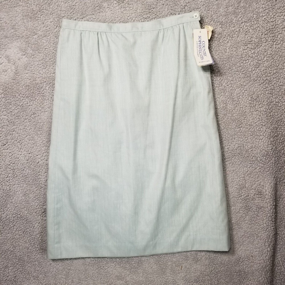 Womens Country Sophisticates‎ by Pendleton Rayon Blue Skirt Size 16W